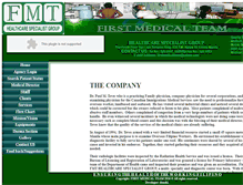 Tablet Screenshot of firstmedicalteam.com
